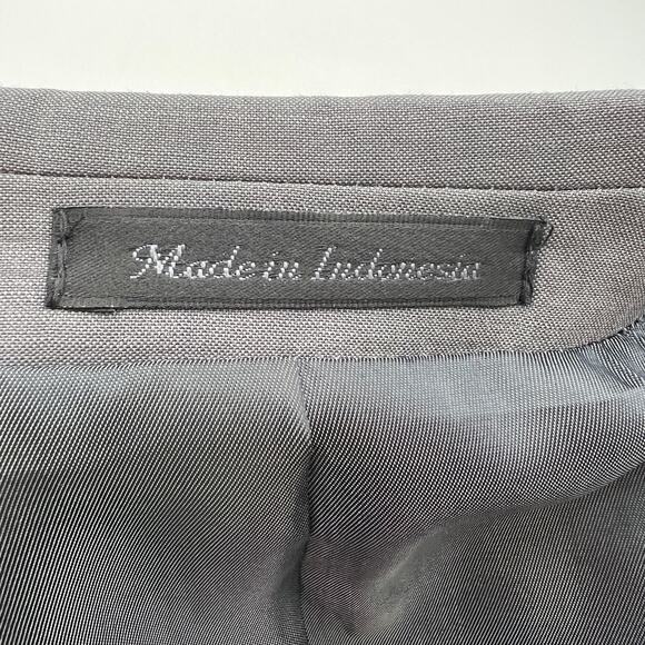 Calvin Klein Wool Gray Blazer Slim Fit Men - Picture 5 of 8